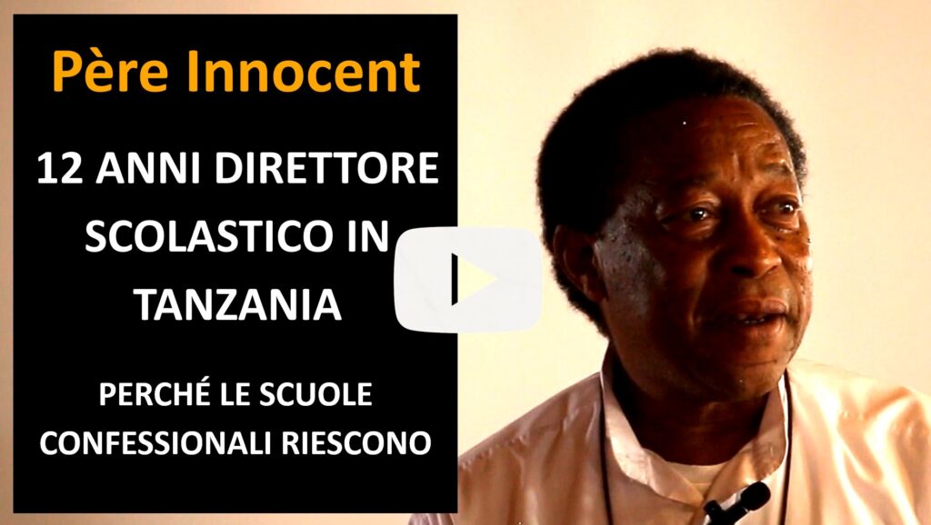 Padre Innocent racconta la sua esperienza come direttore scolastico in Tanzania e spiega perché le scuole confessionali ottengono spesso risultati migliori.