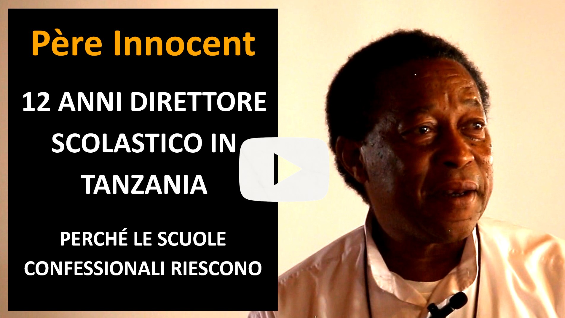 Padre Innocent racconta la sua esperienza come direttore scolastico in Tanzania e spiega perché le scuole confessionali ottengono spesso risultati migliori.