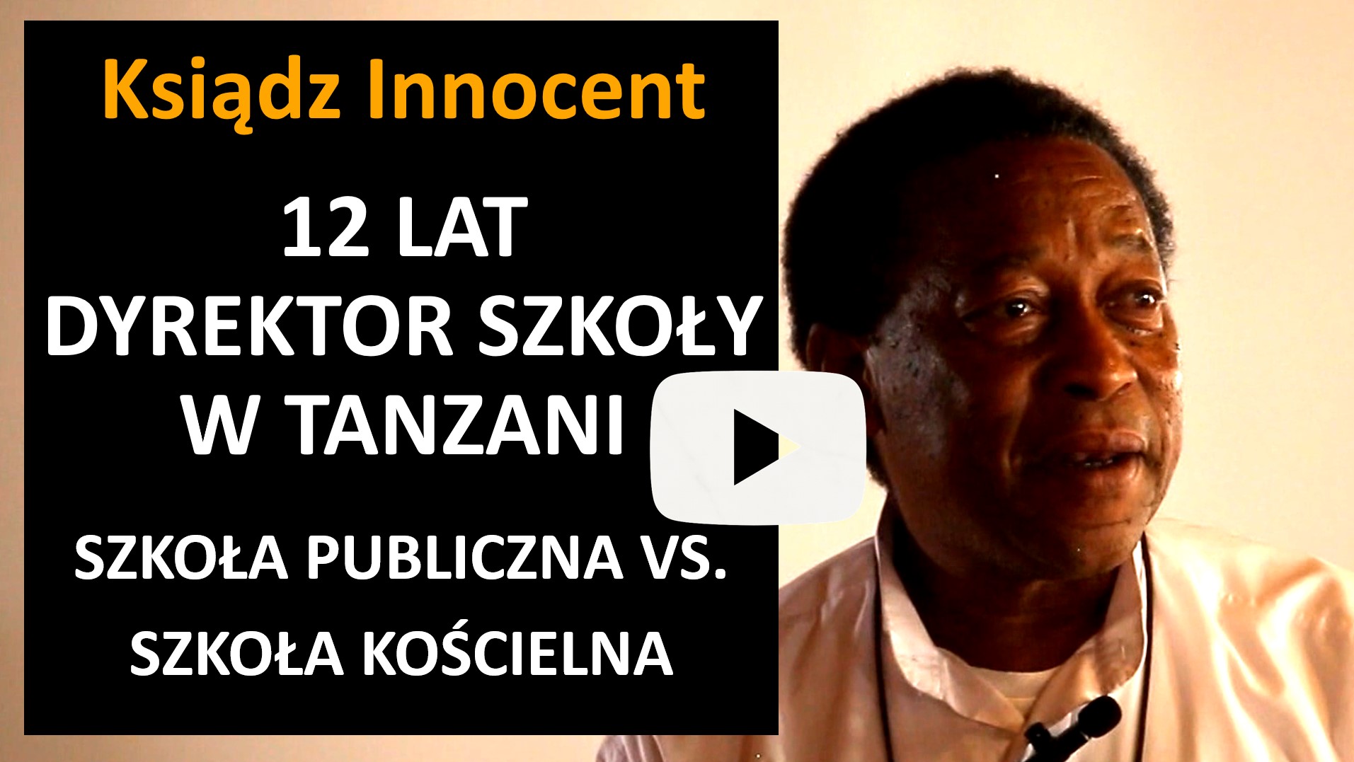 Ojciec Innocent opowiada o swojej pracy jako dyrektor szkoły w Tanzanii i wyjaśnia, dlaczego szkoły kościelne często osiągają lepsze wyniki.