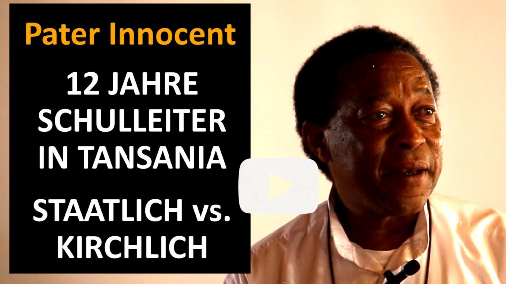Pater Innocent berichtet von seinen Erfahrungen als Schuldirektor in Tansania und erklärt, warum kirchliche Schulen häufig bessere Bildungsergebnisse erzielen.