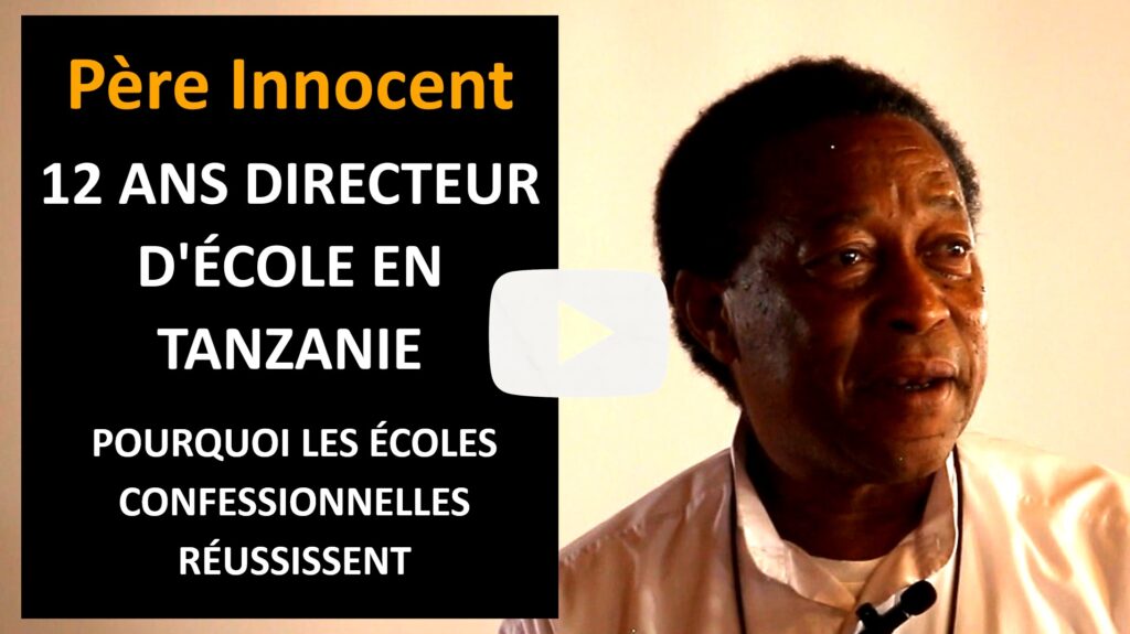 Le Père Innocent partage son expérience comme directeur d’école en Tanzanie et explique pourquoi les écoles confessionnelles obtiennent souvent de meilleurs résultats.