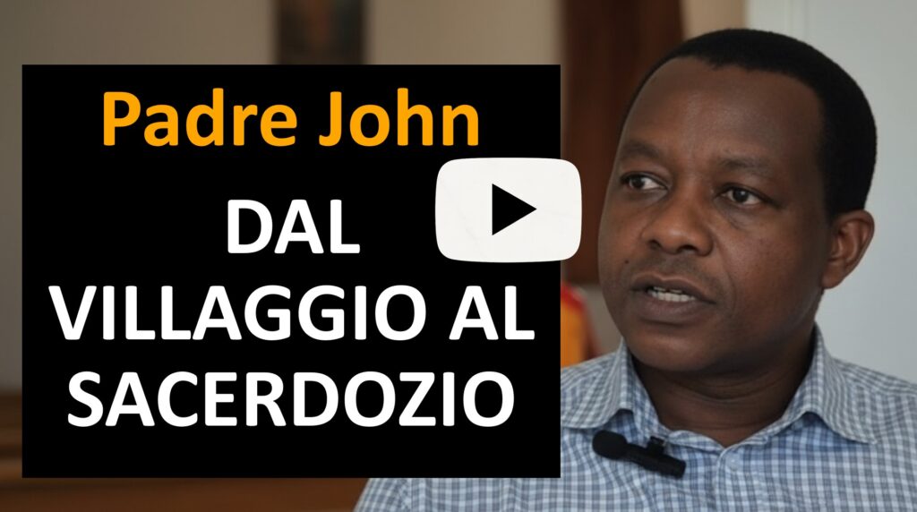 Padre John racconta la sua storia dall’infanzia in un villaggio della Tanzania fino al sacerdozio e spiega l’importanza dell’istruzione.